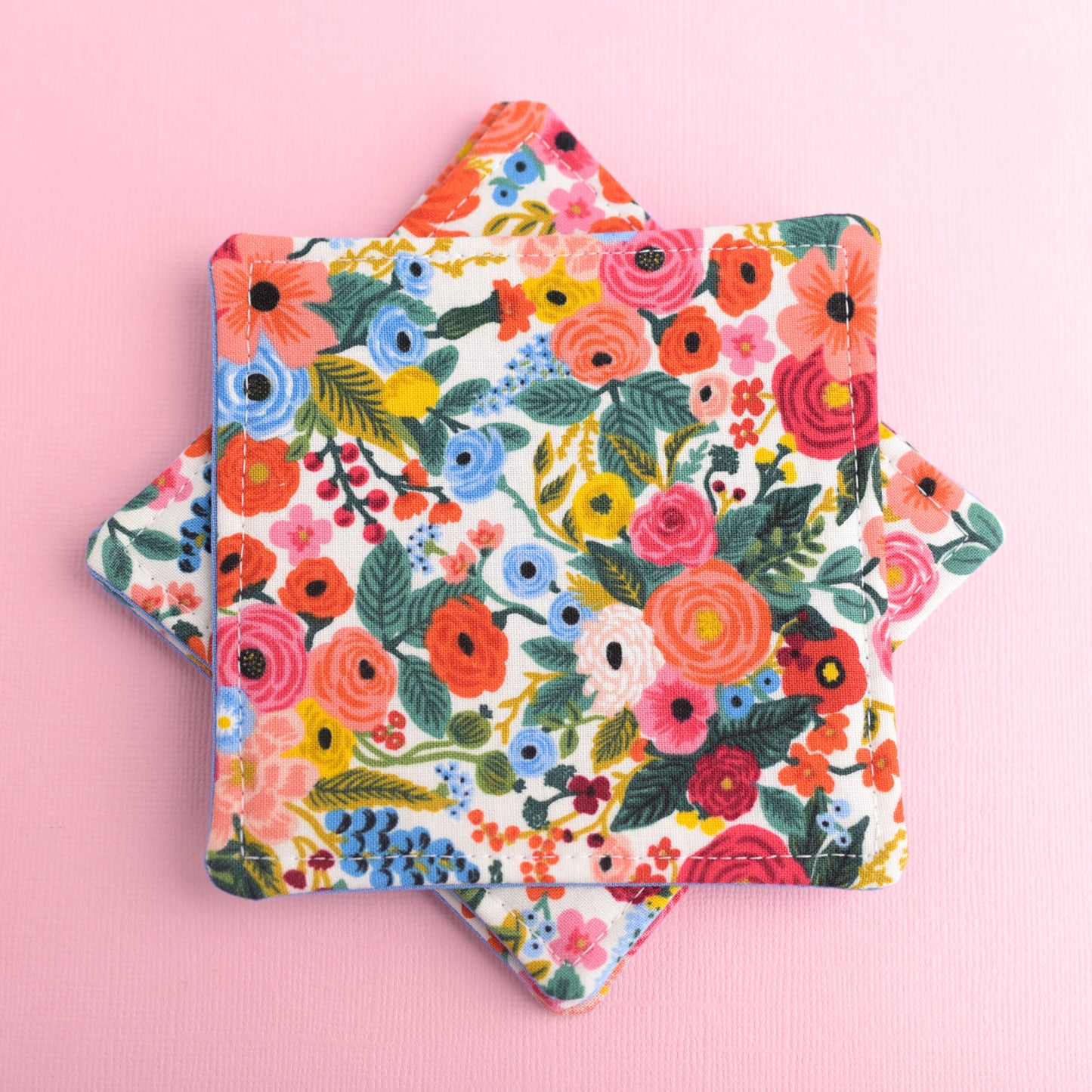 Wildwood Flower Fabric Coasters- Set of 4