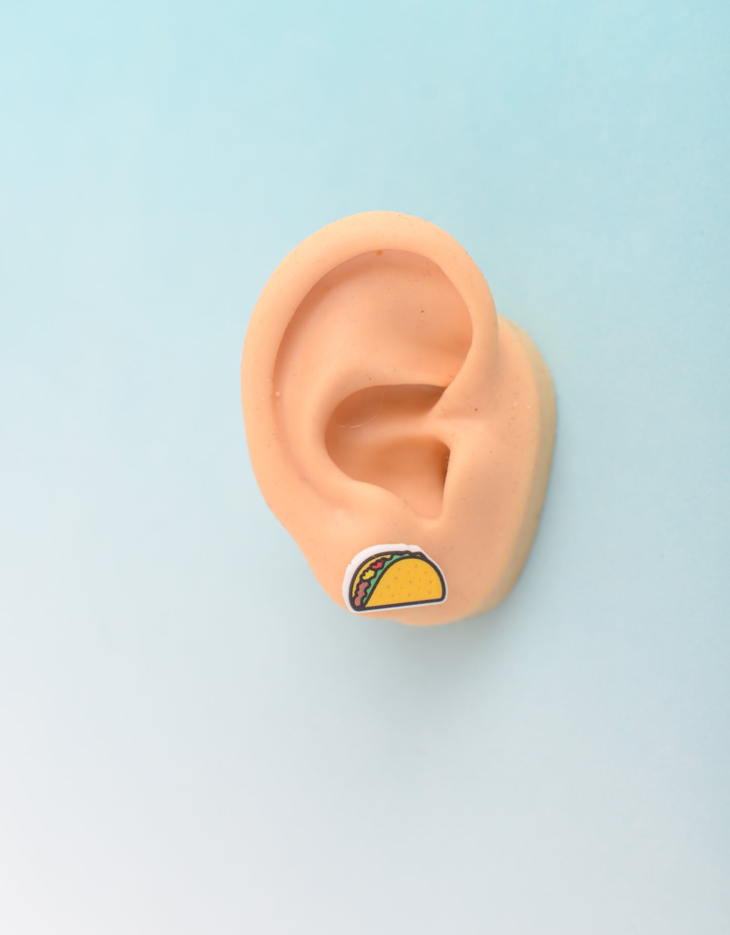 Taco Earrings with Titanium Posts