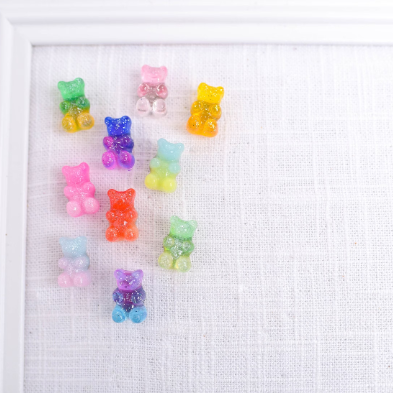 Ombre Gummy Bear Push Pins- Set of 10