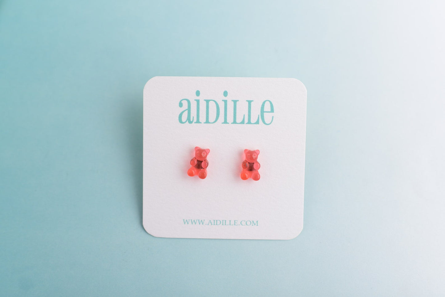 Little Gummy Bear Earrings with Titanium Posts- Choose Your Color