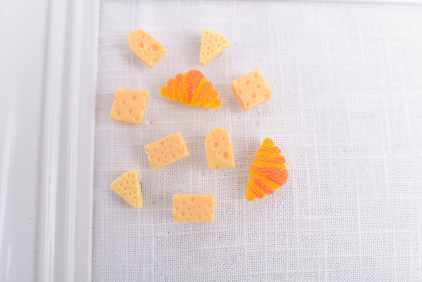 Bread and Cheese Plate Push Pins- Set of 10