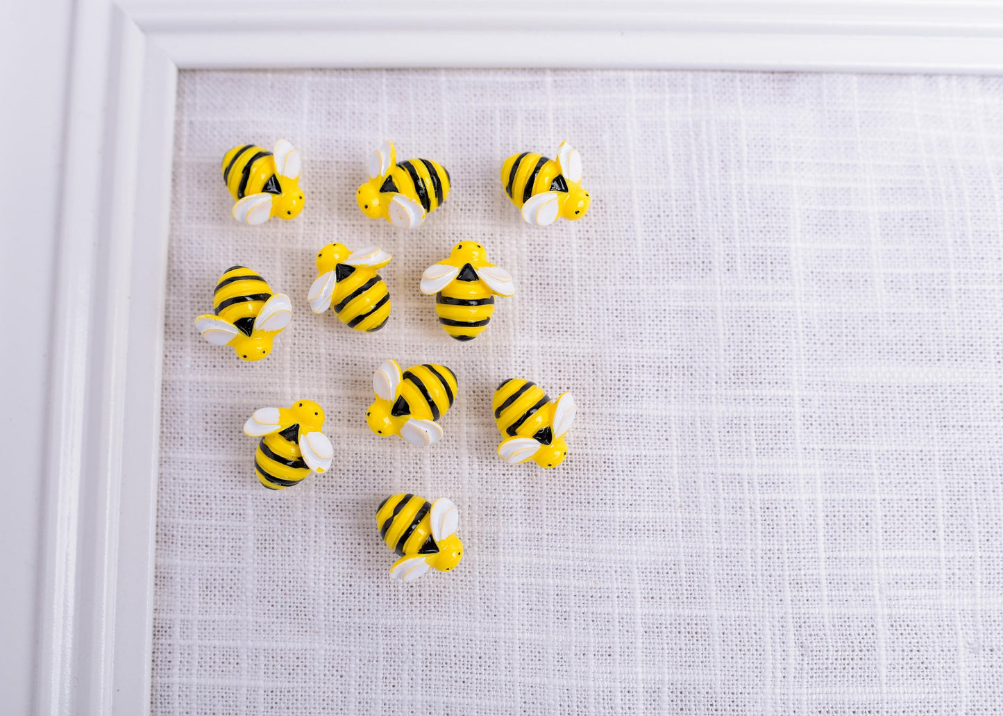 Honey Bee Resin Push Pins- Set of 10