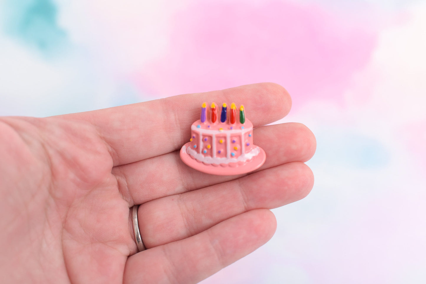 Birthday Cake Lapel Pin