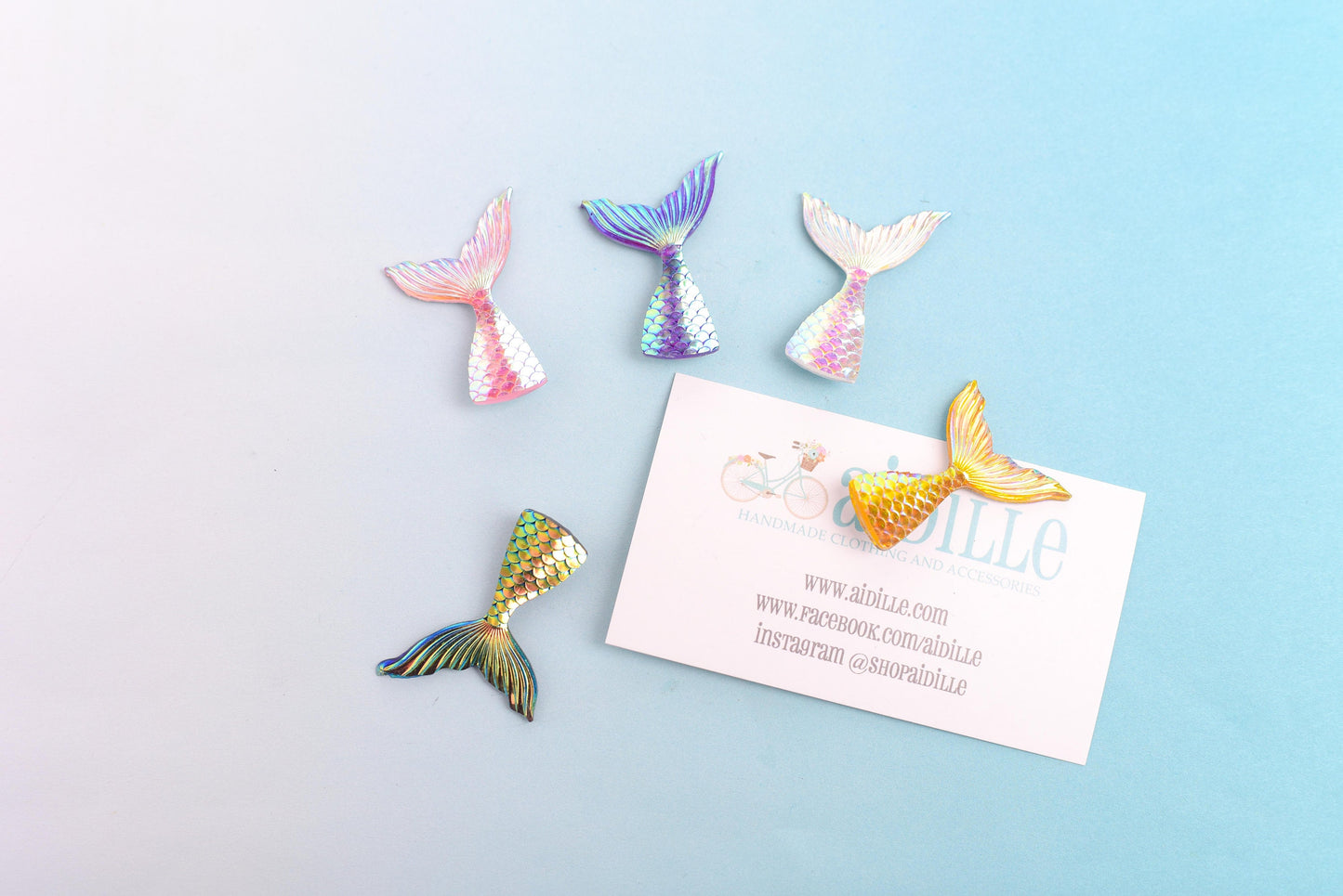 Mermaid Tail Magnets- Set of 5