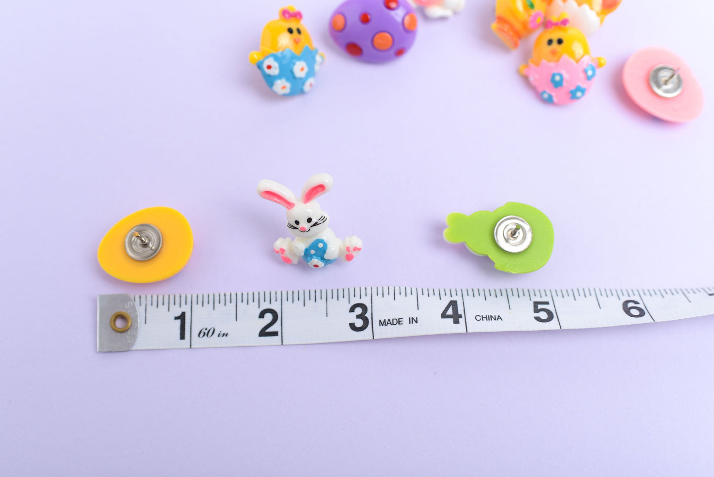 Assorted Easter Push Pins- Set of 10