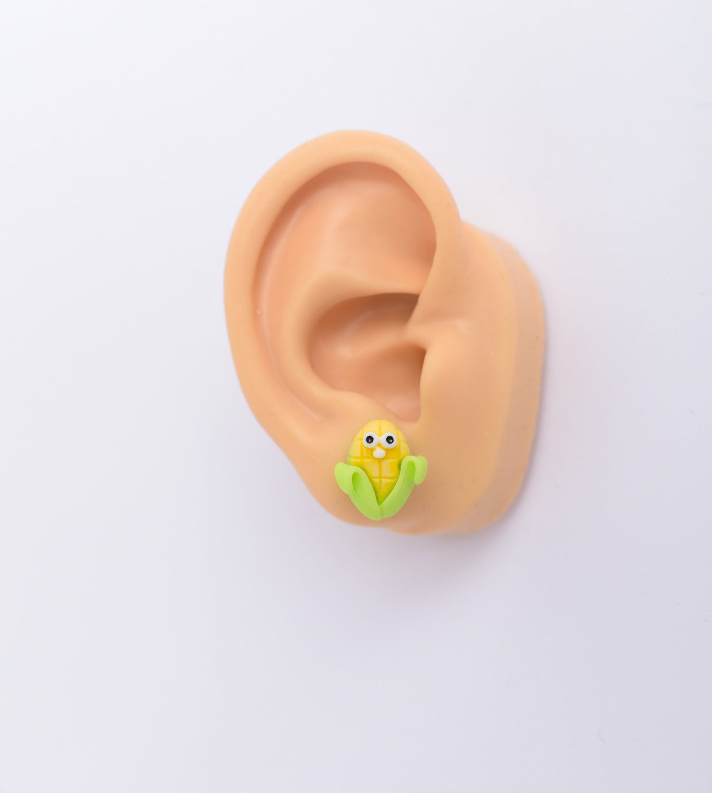 Little Corn Cob Earrings with Titanium Posts