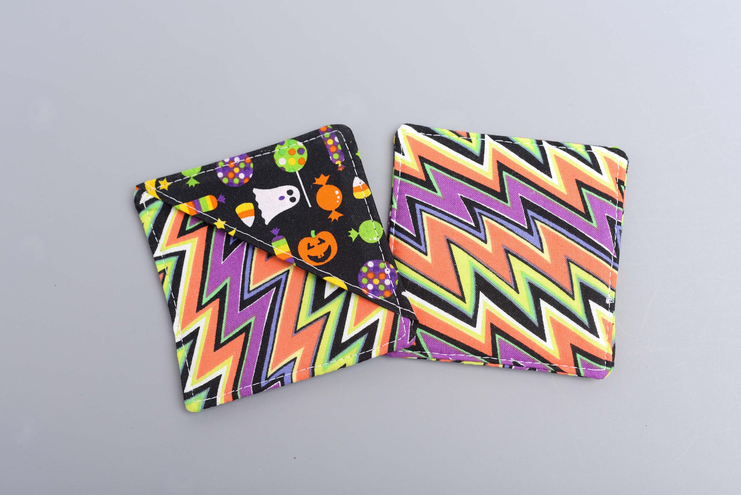 Halloween Fabric Corner Bookmark