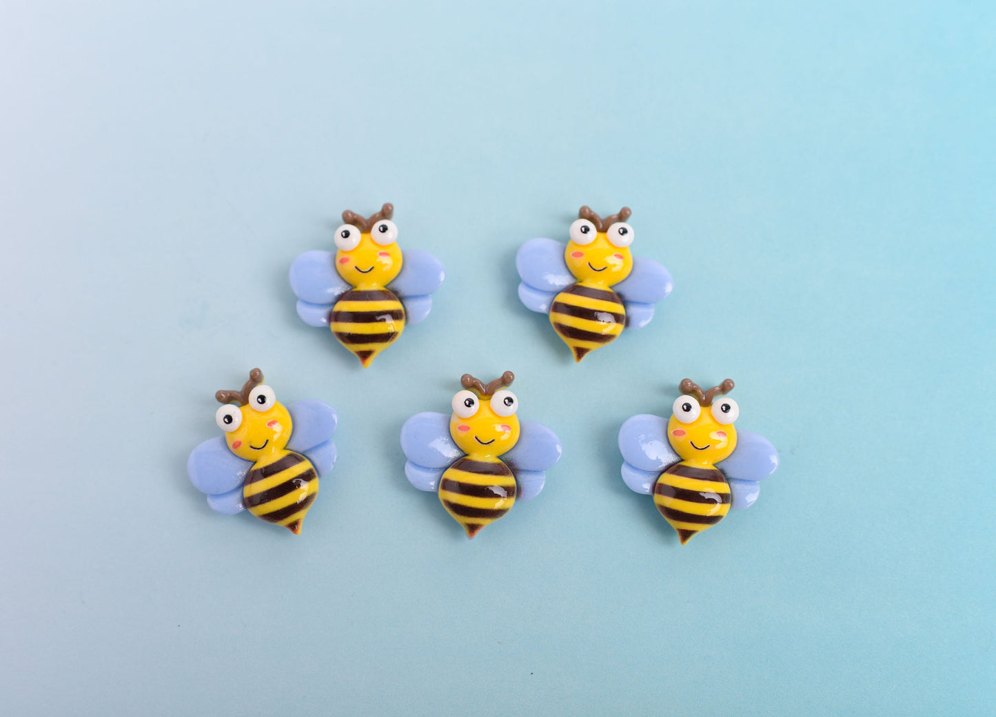 Cartoon Bee Magnets- Set of 5