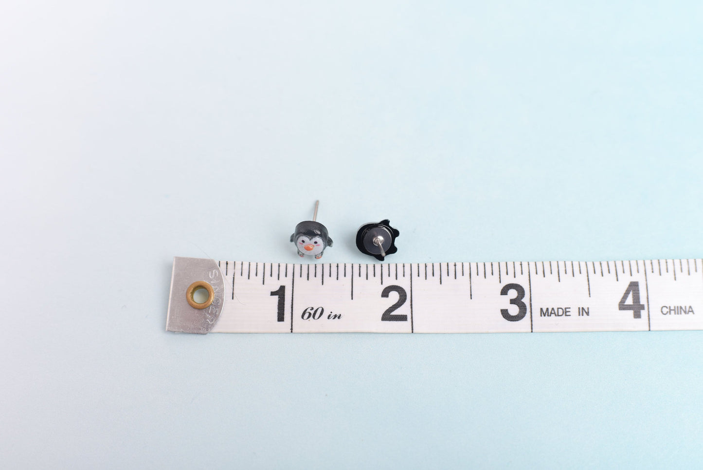 Little Penguin Earrings with Titanium Posts