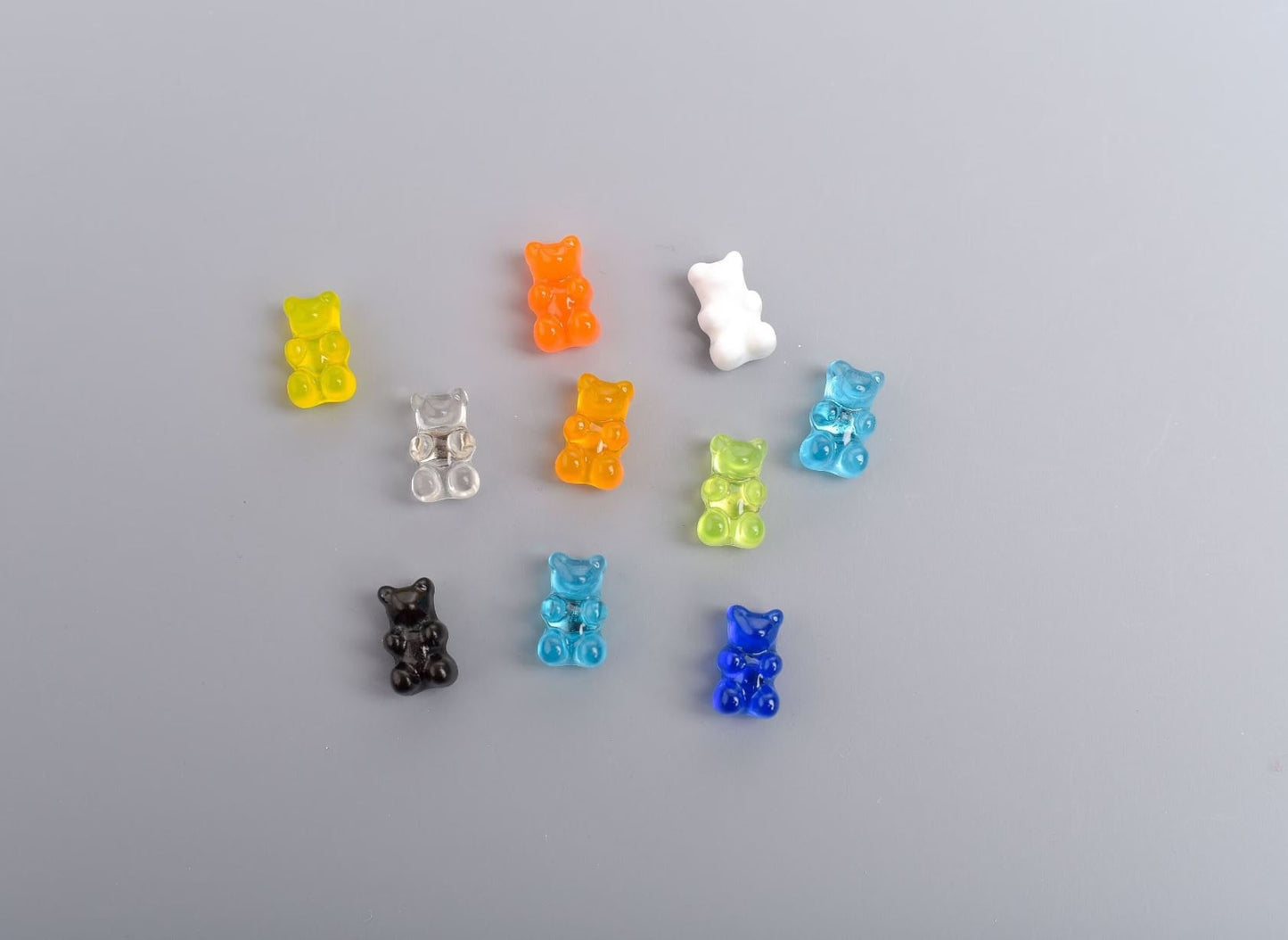 Set of 10 Gummy Bear Magnets- Various Color Options